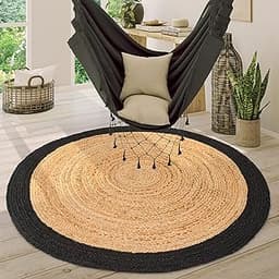 Tapis Rond en Jute Boho