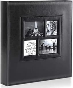 Ywlake Album Photo 10x15 600 Pochette, Grand Format Cuir Tissu