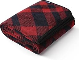 ACUSHLA Grande couverture écossaise en laine mérinos