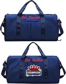 Sac de sport brodé – poches humides et compartiment chaussures