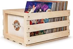 Caisse Crosley bois naturel