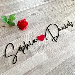 Prénoms en métal personnalisés