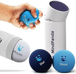 MindPanda Lot de 3 Balles Anti-Stress