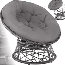 Fauteuil Papasan TecTake pivotant