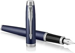 Parker IM stylo plume bleu mat