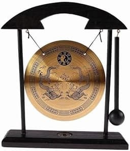 Gong sur Socle Dragon Chinois
