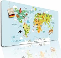Tapis de bureau Carte du monde
