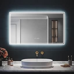 Miroir LED Salle de Bain Bluetooth