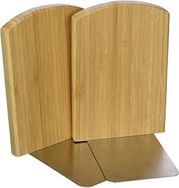 Serre-livres en bambou clair