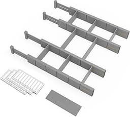 SpaceAid – Séparateurs de tiroir en bambou