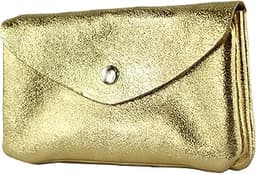 modamoda P11 portefeuille cuir doré