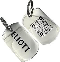 Médaille QR en acier UNIKTAG