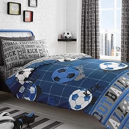 Bedlam – Housse de Couette Football Bleu