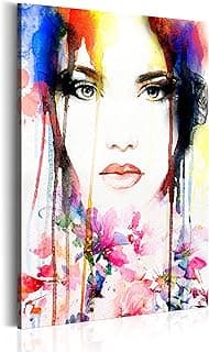 Tableau figuratif aquarelle 60 x 90 – femmes fleuries