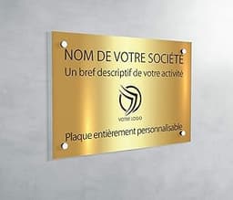 Plaque Professionnelle PVC - Plaque Gravée À Personnaliser