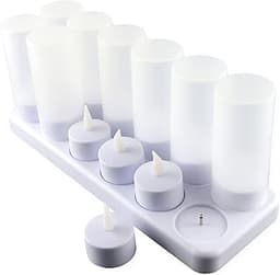 Lot de bougies LED rechargeables