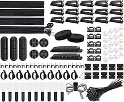 SOULWIT 200 Pièces Kit de Gestion des Câbles