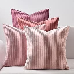 Housses de coussin velours 40x40 (lot de 4)