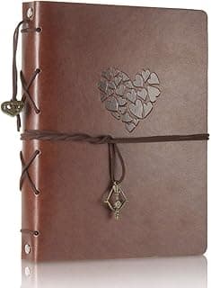 ThxMadam Scrapbook Album Photo en Cuir