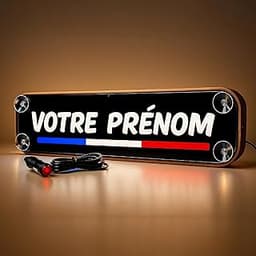 Plaque Lumineuse LED personnalisée Stick Olivier