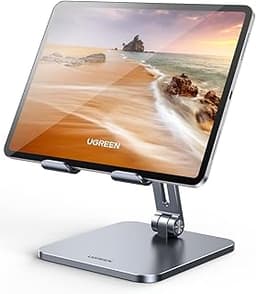 UGREEN Support Tablette Bureau Réglable Pliable en Aluminium