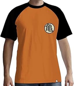 ABYstyle - DRAGON BALL - Tshirt "Kame Symbol" homme orange
