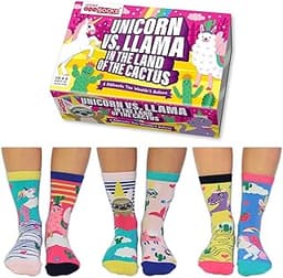 Unicorn vs Lama Chaussettes dépareillées