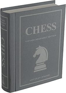WS Game Company Bibliothèque vintage d'échecs