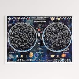 Carte des étoiles phospho