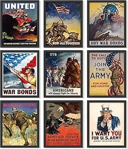 Poster Vintage Seconde Guerre