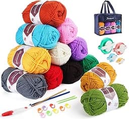 Kit laine et pompom makers 12 couleurs