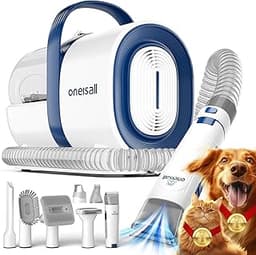oneisall Kit tondeuse-aspirateur 7‑en‑1