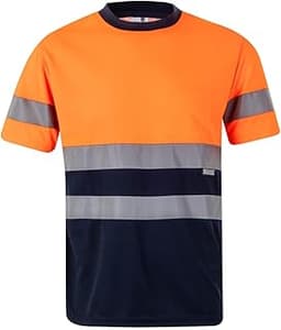 VELILLA T-Shirt à Manches Courtes Bicolore