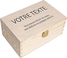 Boîte souvenir en bois