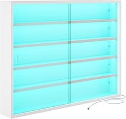 Vitrine Salon avec LED Colorées
