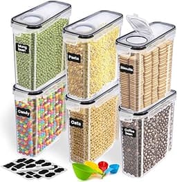 BUOAZR Boite de Rangement Cuisine Lot de 6