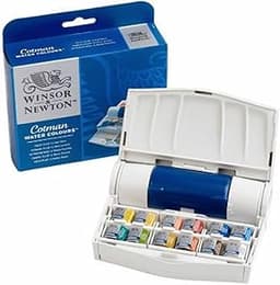 Palette aquarelle de voyage