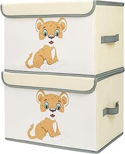 DIMJ Lot de 2 cubes pliables