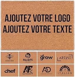 Paillasson Welcomat personnalisé 40 x 60 cm