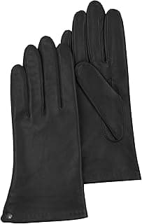 Gants cuir & soie Isotoner