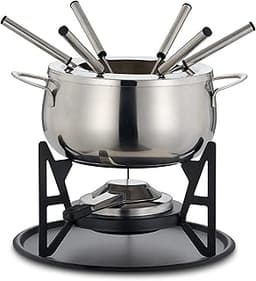 Service à Fondue Oak & Steel