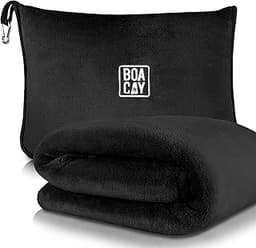 BOACAY Couverture de Voyage Douce et Chaude