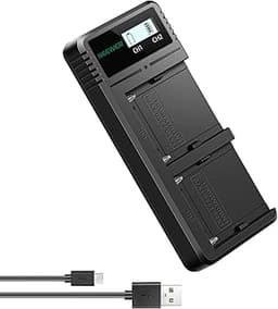 NEEWER Dual USB Charger NP-F