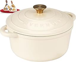 Overmont cocotte fonte émaillée Ø26 cm