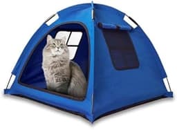 Nockovi Tente bleue pour chat