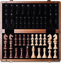 Jeu d'échecs en Bois Pliable
