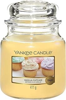Yankee Candle bougie jarre parfumée | moyenne taille | Gâteau à la vanille