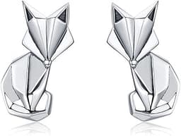Renard plaqué argent