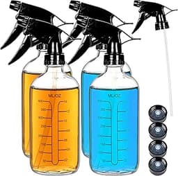 Flacons spray en verre 500 ml (lot de 4)