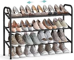 Étagère à chaussures extensible
